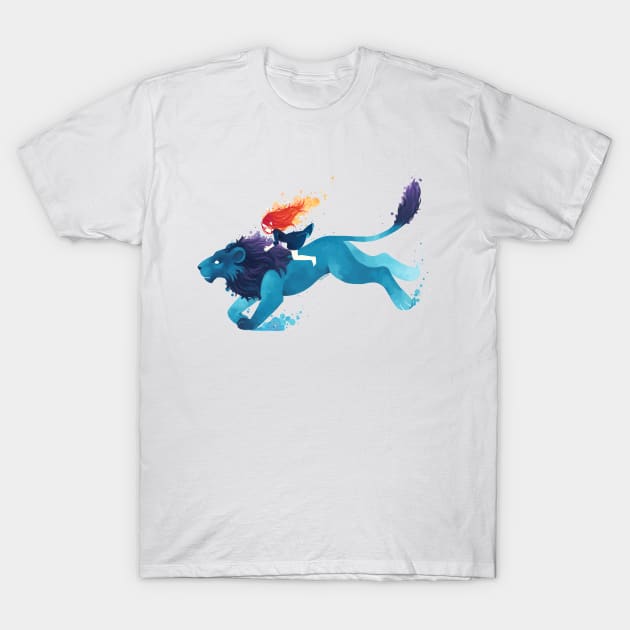 Lion Rider T-Shirt by Freeminds